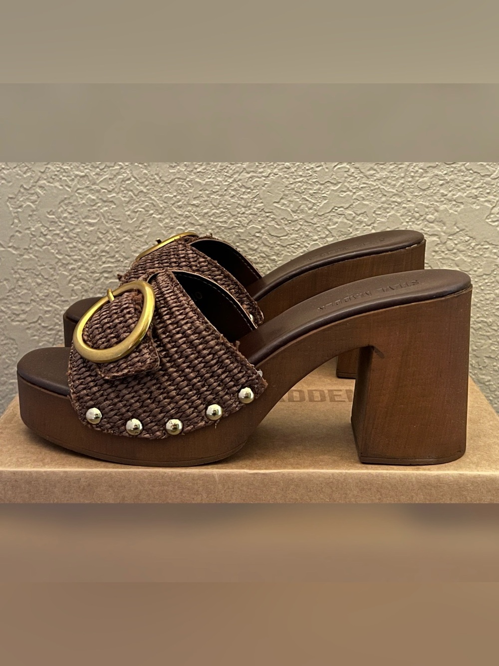 Steve Madden Women’s Casanova Heels Brown Color Size- 10 - Picture 2 of 12
